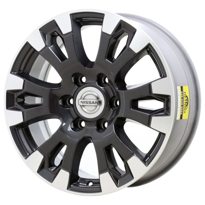 Nissan Titan Wheel Rim Machined Grey 62726 Stock Factory OEM Replacement