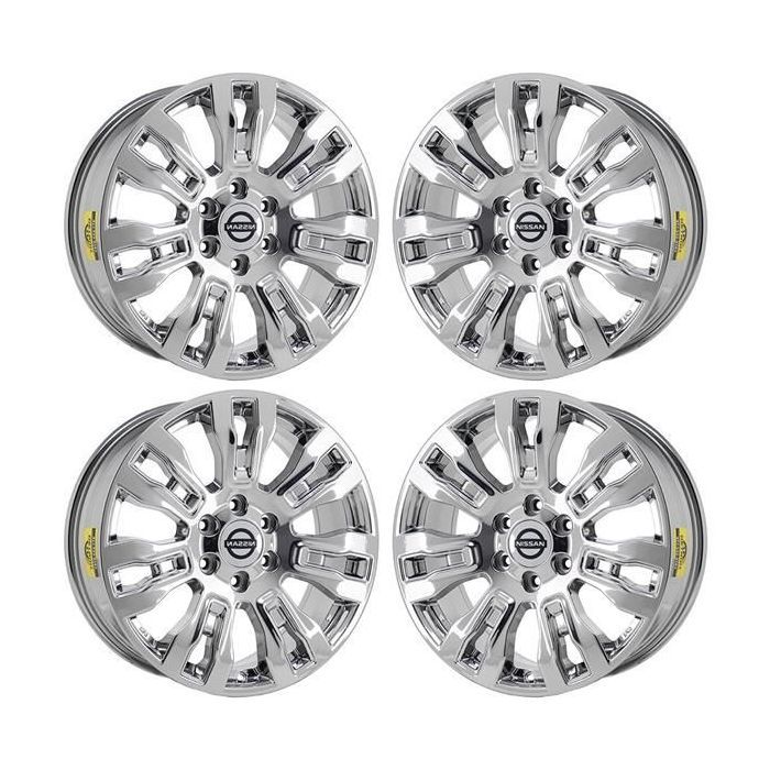 Nissan Titan Wheel Rim PVD Bright Chrome 62728 Stock Factory OEM Replacement