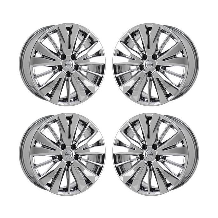 Nissan Pathfinder Wheel Rim PVD Bright Chrome 62742 Stock Factory OEM Replacement