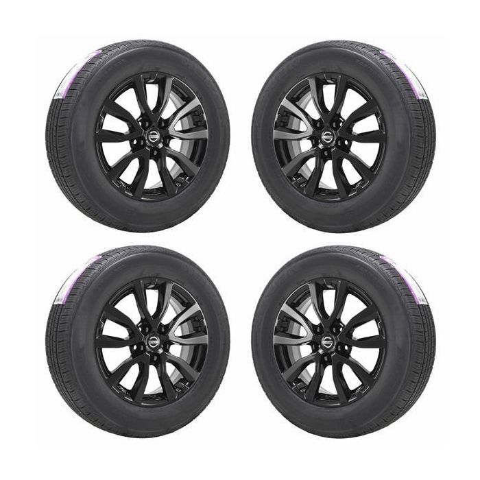 Nissan Rogue Wheel and Tire Sets-Wheel and Tire Packages-Wheel & Tire Sets-Wheel & Tire Packages-Wheel and Rim Sets-Wheel and Rim Packages-Wheel & Rim Sets -Wheel & Rim Packages Gloss Black 62746