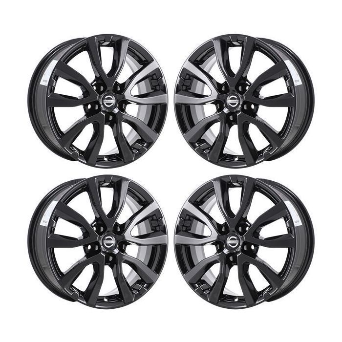 Nissan Rogue Exchange Wheels Set of 4-Exchange Rims Set of 4 Gloss Black 62746
