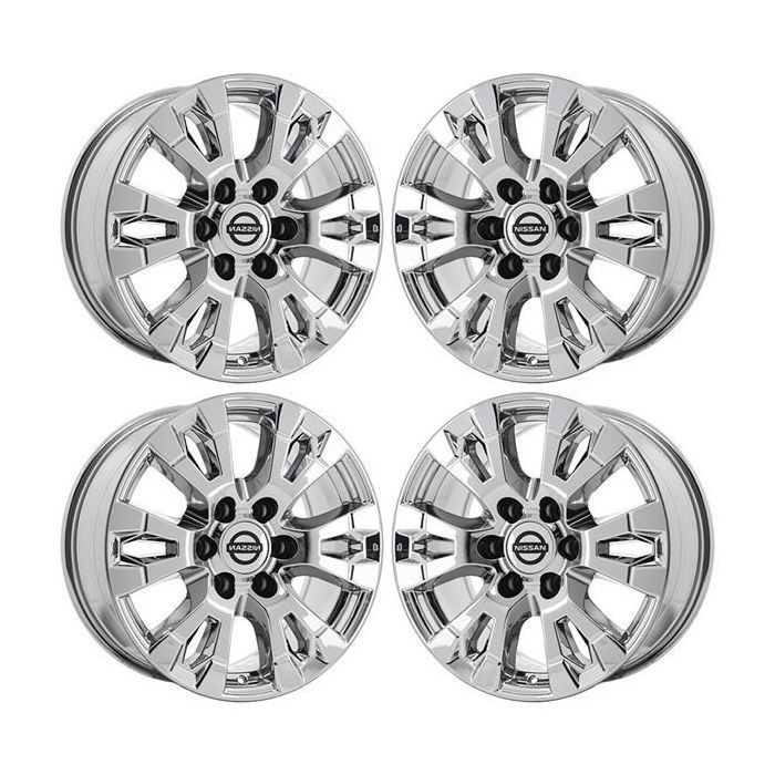 Nissan Titan Wheel Rim PVD Bright Chrome 62751 Stock Factory OEM Replacement