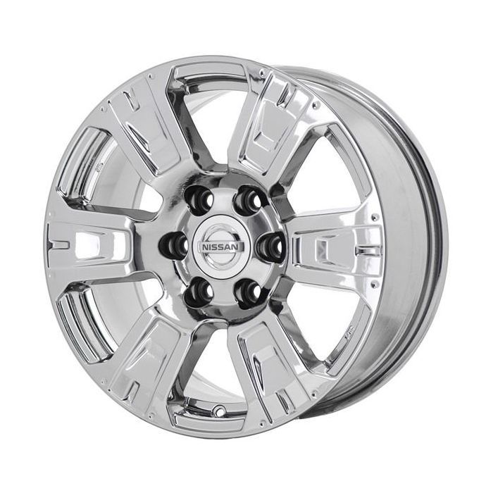 Nissan Titan Wheel Rim PVD Bright Chrome 62752 Stock Factory OEM Replacement