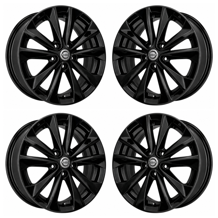 Nissan Rogue Outright Wheels Set of 4-Outright Rims Set of 4 Gloss Black 62765