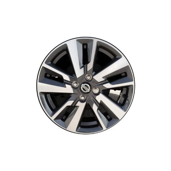 Nissan Versa Wheel Rim Machined Grey 62817 Stock Factory OEM Replacement