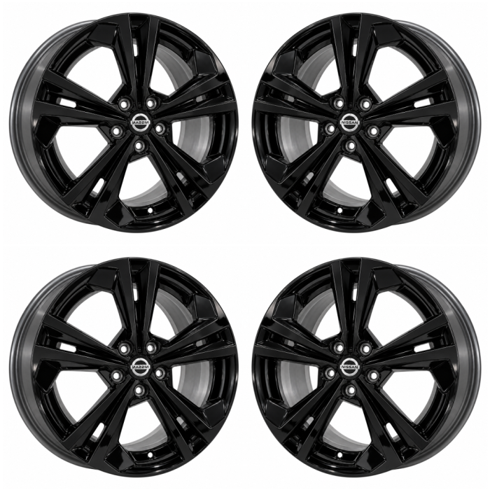 Nissan Sentra Exchange Wheels Set of 4-Exchange Rims Set of 4 Gloss Black 62825
