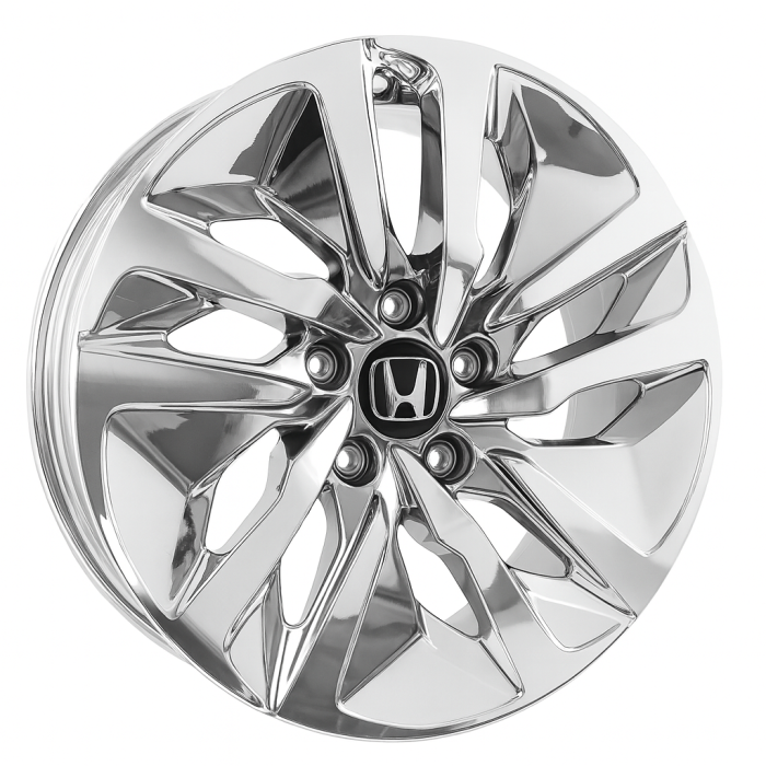 Honda Accord Wheel Rim PVD Bright Chrome 63141 Stock Factory OEM Replacement
