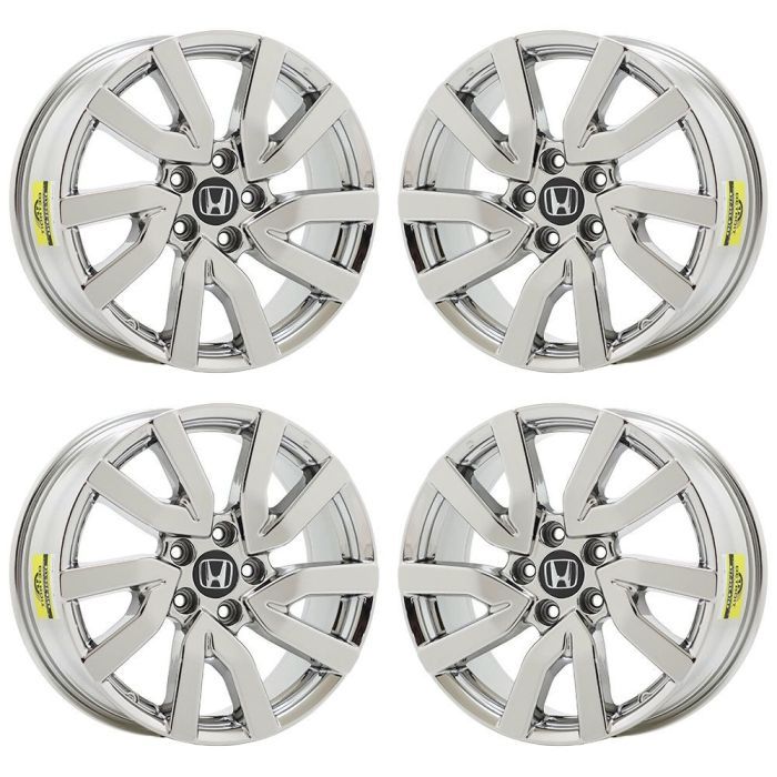 Honda Pilot Wheel Rim PVD Bright Chrome 63148 Stock Factory OEM Replacement