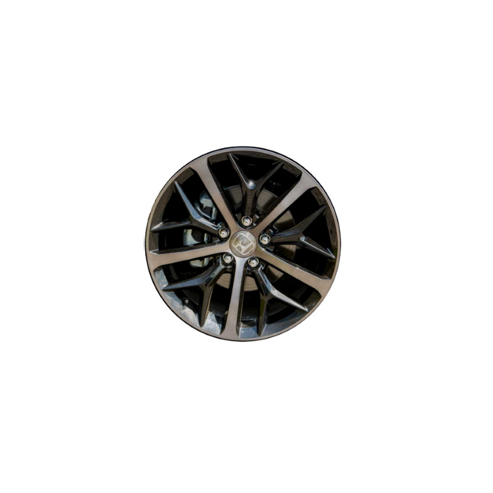 Honda Civic Wheel Rim Machined Black Smoked Clear 63163 Stock Factory OEM Replacement