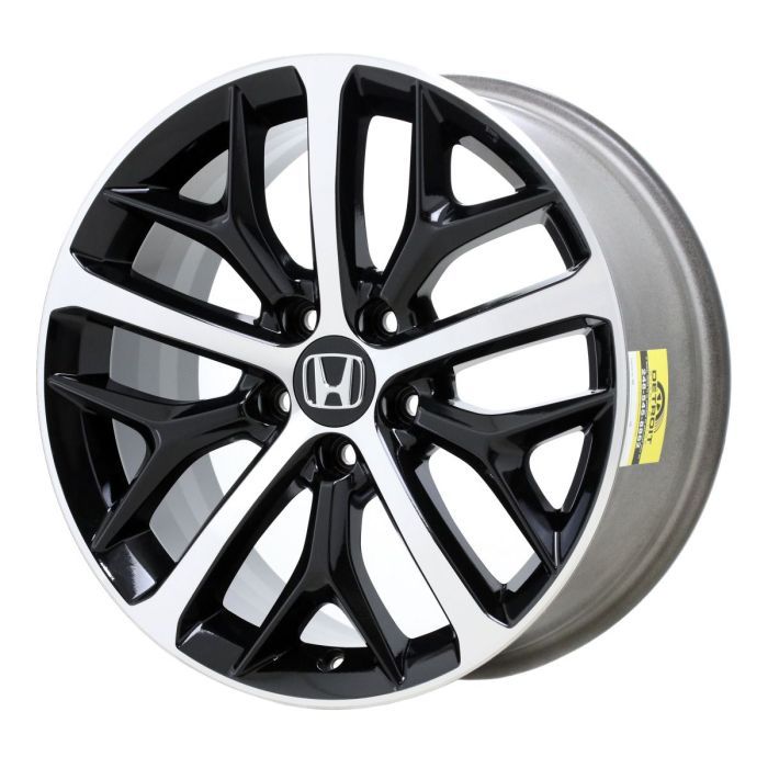 Honda Civic Wheel Rim Machined Black 63163 Stock Factory OEM Replacement