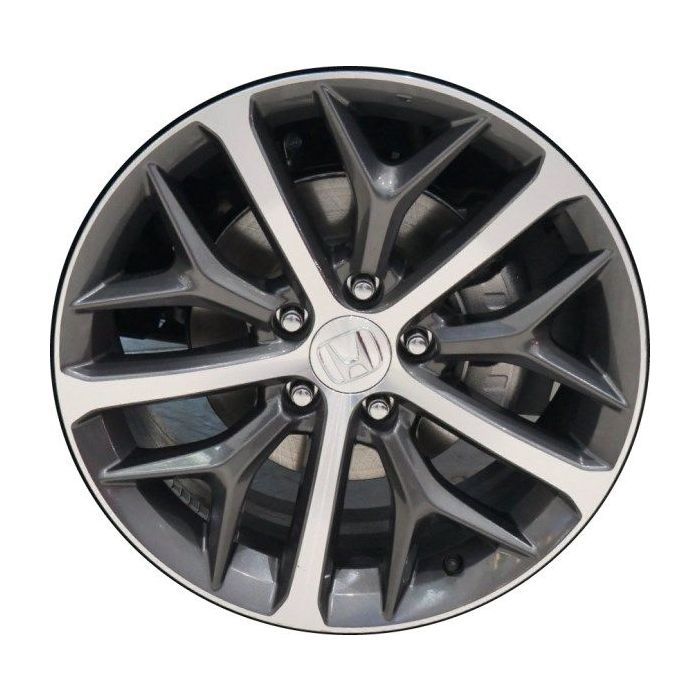 Honda Civic Wheel Rim Machined Grey 63163 Stock Factory OEM Replacement