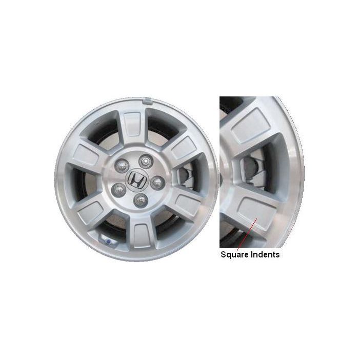 Honda Ridgeline Wheel Rim Machined Silver 63939 Stock Factory OEM Replacement