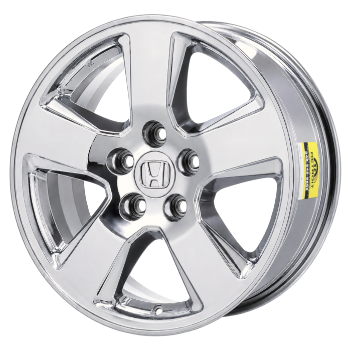 Honda Pilot Wheel Rim PVD Bright Chrome 63992 Stock Factory OEM Replacement