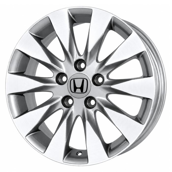 Honda Civic Wheel Rim Machined Grey 63995 Stock Factory OEM Replacement