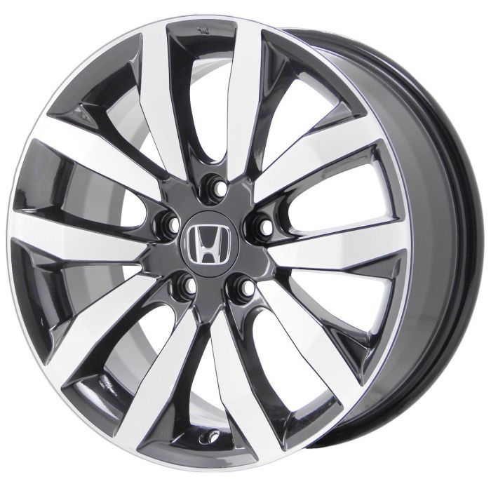 Honda Civic Wheel Rim Machined Grey 63996 Stock Factory OEM Replacement