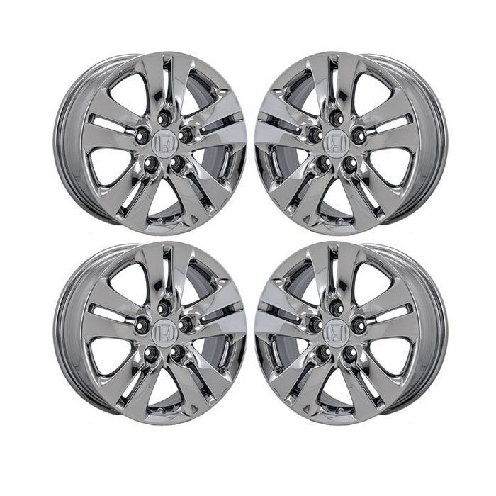 Honda Accord Wheel Rim PVD Bright Chrome 64014 Stock Factory OEM Replacement