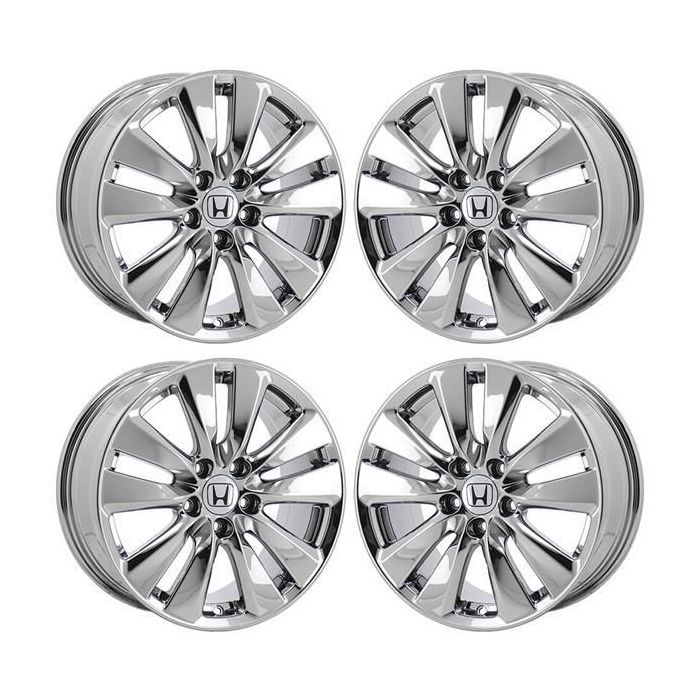 Honda Accord Wheel Rim PVD Bright Chrome 64015 Stock Factory OEM Replacement