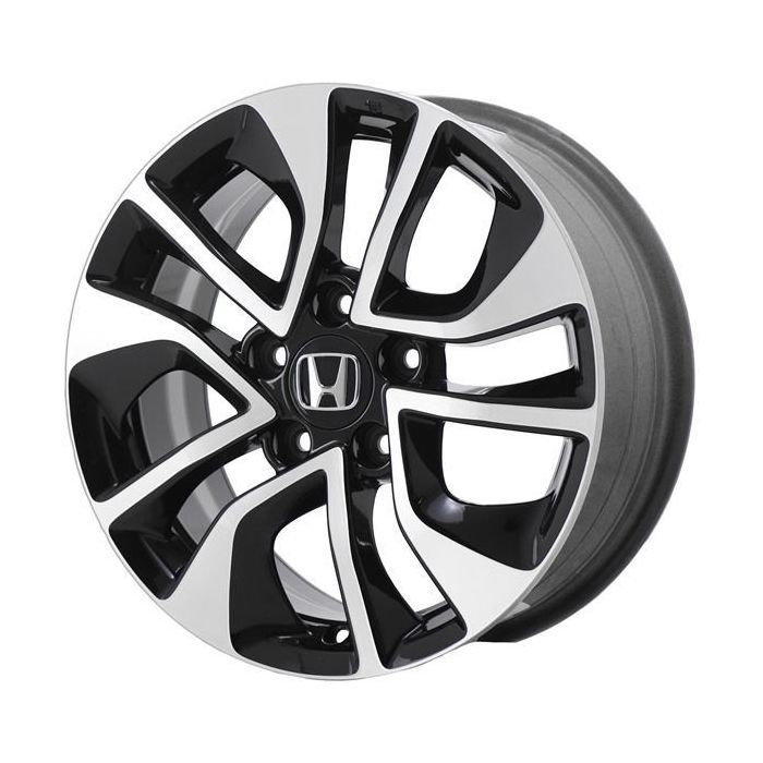 Honda Civic Wheel Rim Machined Black 64054 Stock Factory OEM Replacement