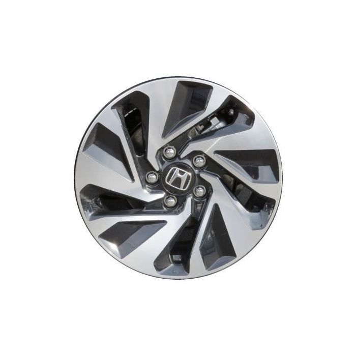 Honda Civic Wheel Rim Machined Black 64106 Stock Factory OEM Replacement