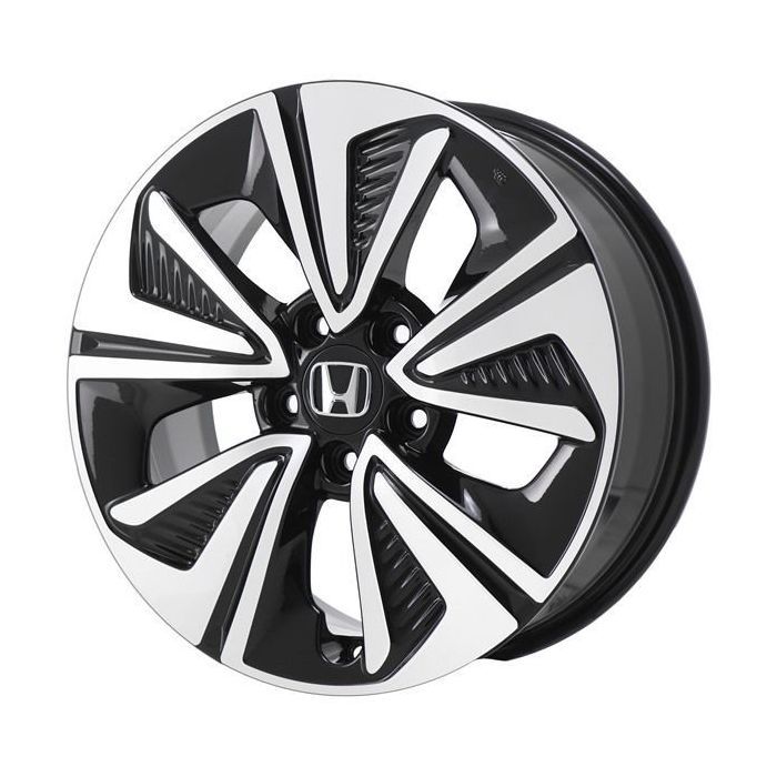 Honda Civic Wheel Rim Machined Black 64098 Stock Factory OEM Replacement