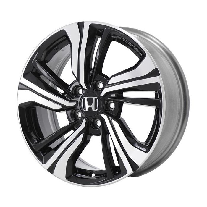 Honda Civic Wheel Rim Machined Black 64099 Stock Factory OEM Replacement