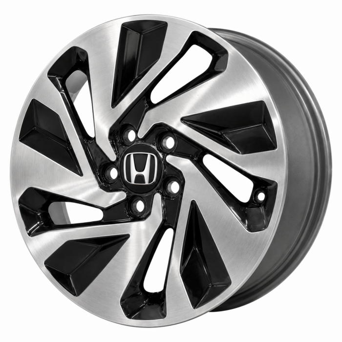 Honda Civic Wheel Rim Machined Black 64106 Stock Factory OEM Replacement