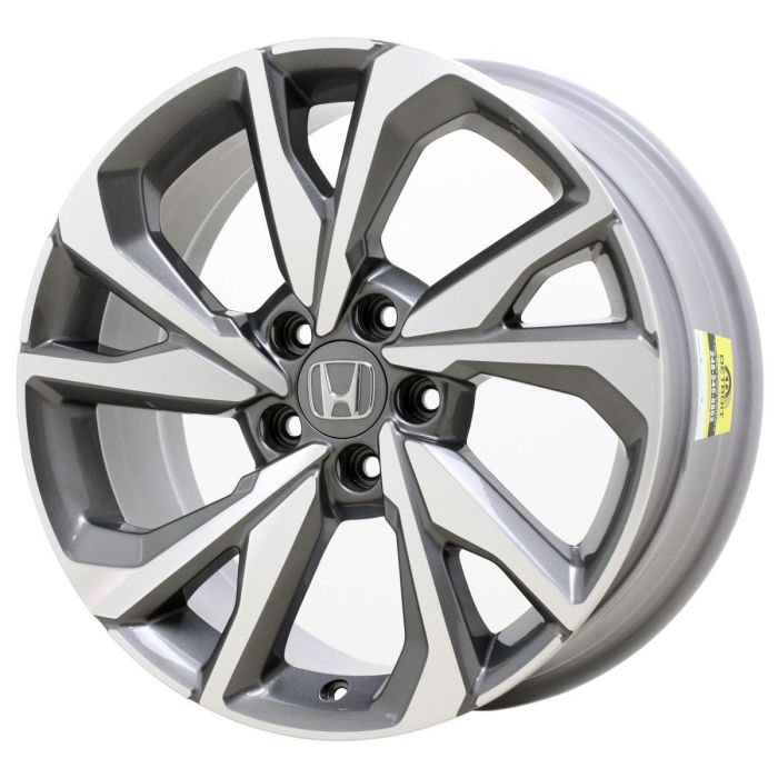 Honda Civic Wheel Rim Machined Grey 64108 Stock Factory OEM Replacement