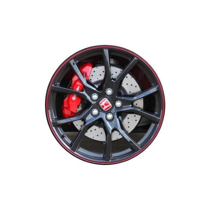 Honda Civic Wheel Rim Gloss Black - Red Line 64116 Stock Factory OEM Replacement
