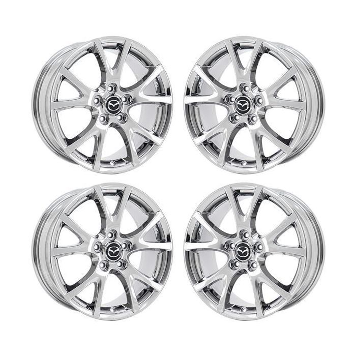 Mazda Mx-5 Miata Wheel Rim PVD Bright Chrome 64951 Stock Factory OEM Replacement
