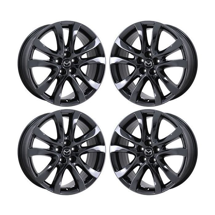 Mazda 6 Wheel Rim PVD Black Chrome 64958 Stock Factory OEM Replacement
