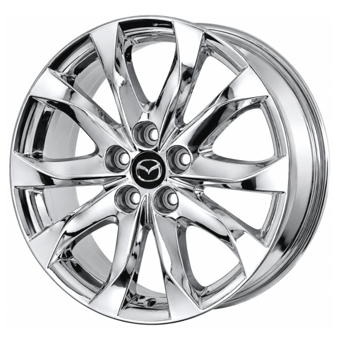 Mazda 3 Wheel Rim PVD Bright Chrome 64962 Stock Factory OEM Replacement