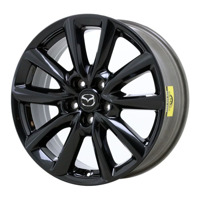 Mazda 3 Wheel Rim Gloss Black 64971 Stock Factory OEM Replacement