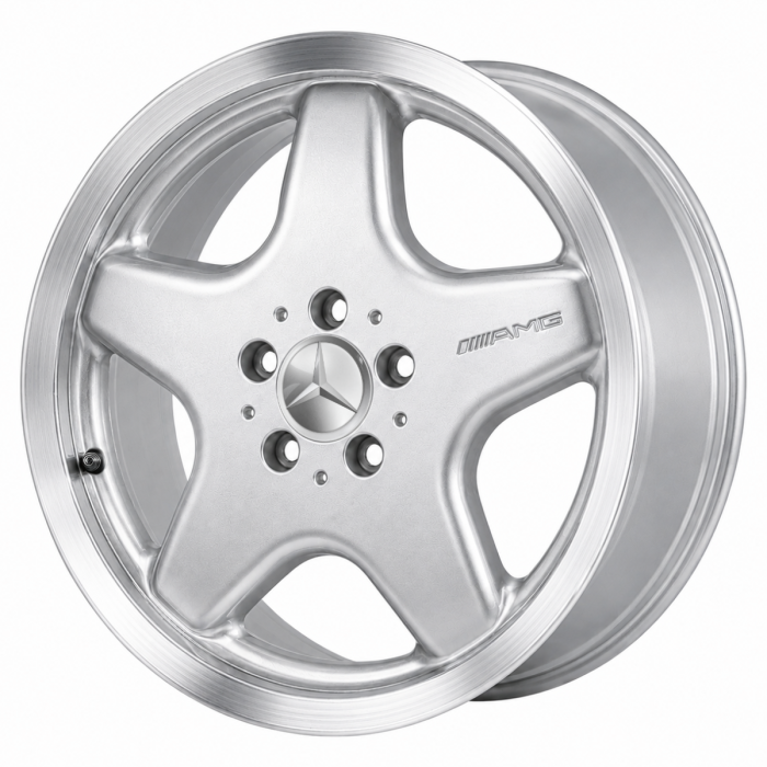Mercedes-Benz SLK230 Wheel Rim Machined Lip Silver 65242 (R) Stock Factory OEM Replacement