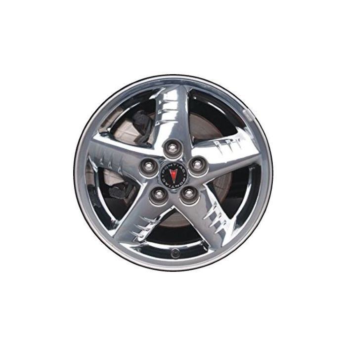 Pontiac Grand Am Wheel Rim Machined Chrome Clad 6533 Stock Factory OEM Replacement