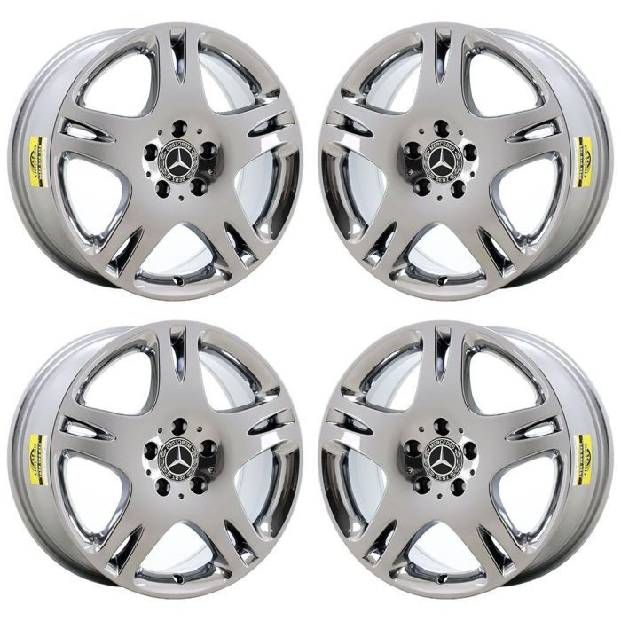 Mercedes-Benz CL500 Wheel Rim PVD Bright Chrome 65350 Stock Factory OEM Replacement