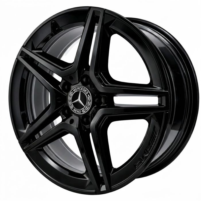 Mercedes-Benz E350 Wheel Rim Gloss Black 65581 Stock Factory OEM Replacement