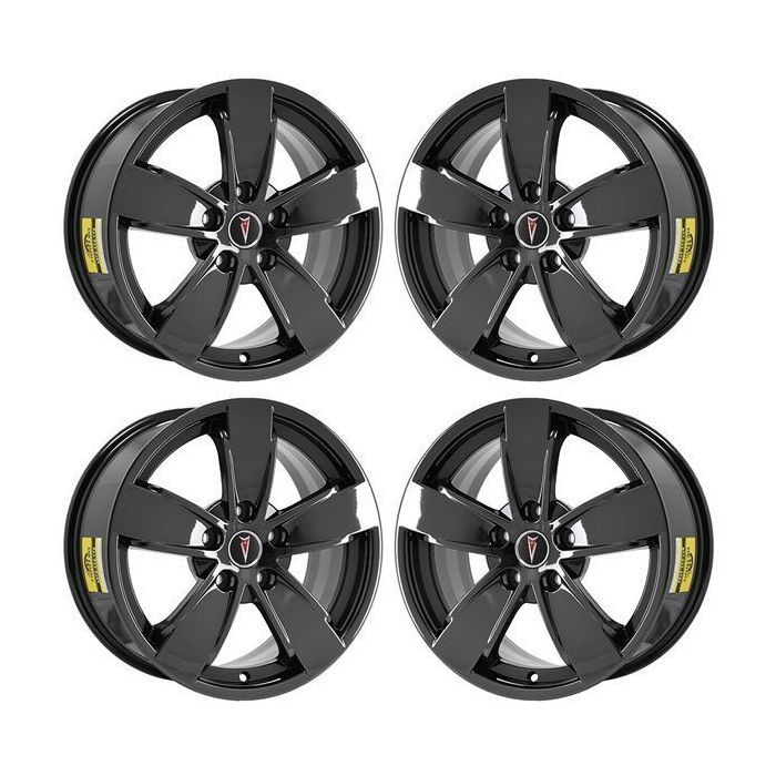 Pontiac GTO Wheel Rim PVD Black Chrome 6570 Stock Factory OEM Replacement
