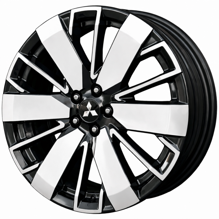 Mitsubishi Outlander Wheel Rim Machined Black 65869 Stock Factory OEM Replacement