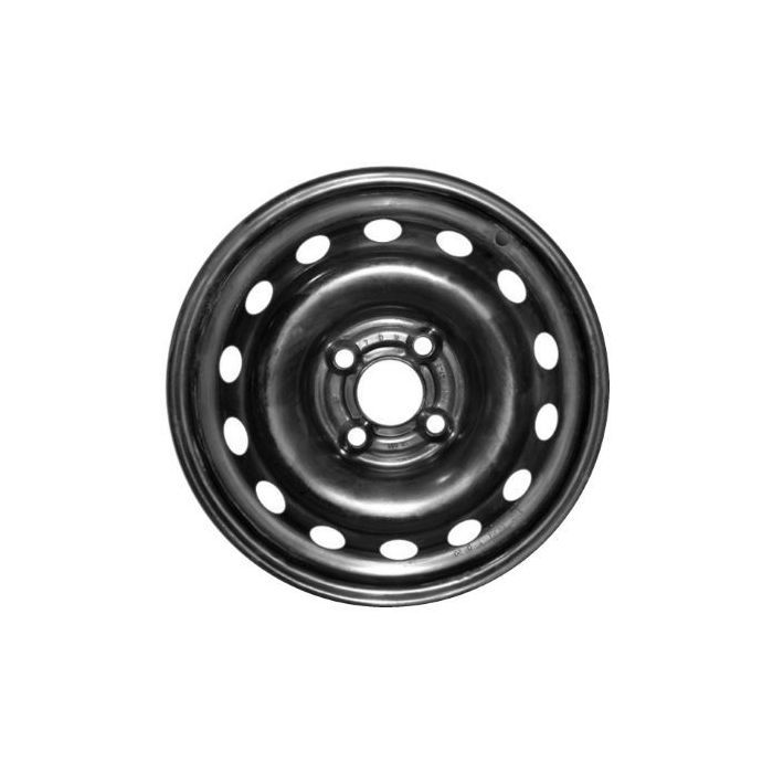 Chevrolet Aveo Wheel Rim Black Steel 6586 Stock Factory OEM Replacement