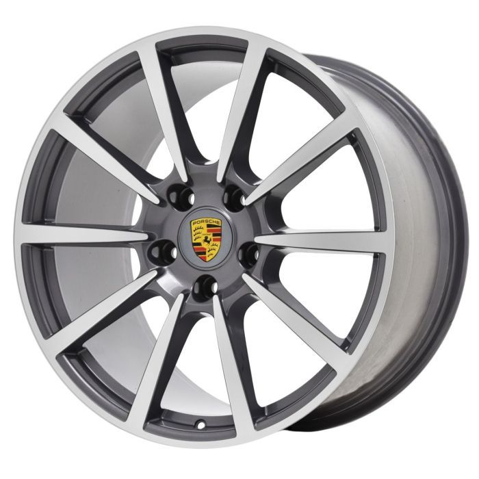 Porsche 911 Wheel Rim Machined Grey 67426 (R) Stock Factory OEM Replacement