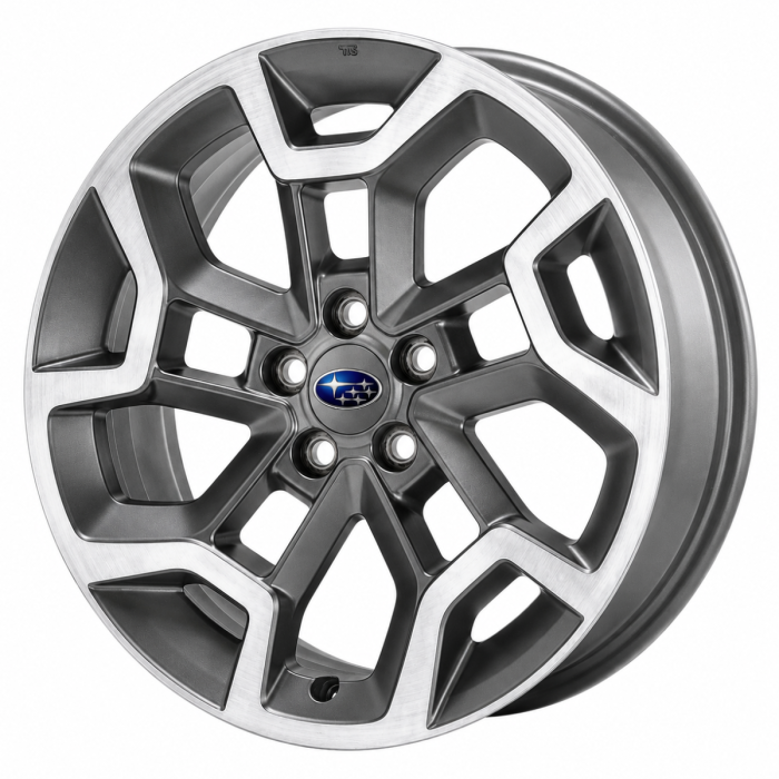 Subaru Crosstrek Wheel Rim Machined Grey 68836 Stock Factory OEM Replacement