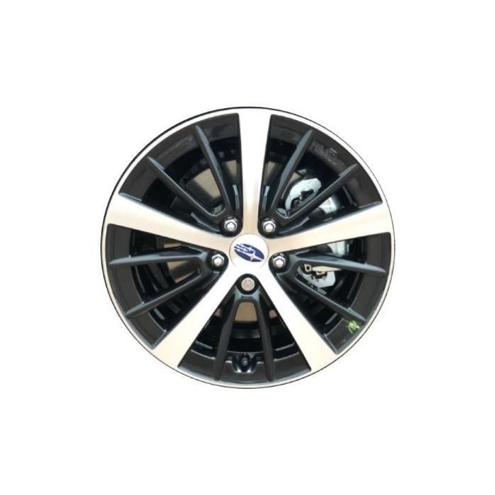 Subaru Impreza Wheel Rim Machined Black 68845 Stock Factory OEM Replacement