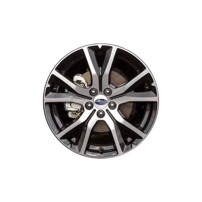 Subaru Impreza Wheel Rim Machined Black 68847 Stock Factory OEM Replacement