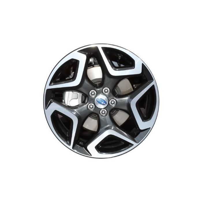 Subaru Crosstrek Wheel Rim Machined Black 68857 Stock Factory OEM Replacement