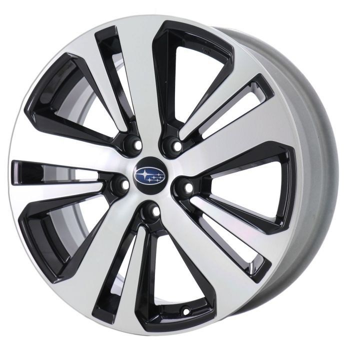 Subaru Legacy Wheel Rim Machined Black 68861 Stock Factory OEM Replacement