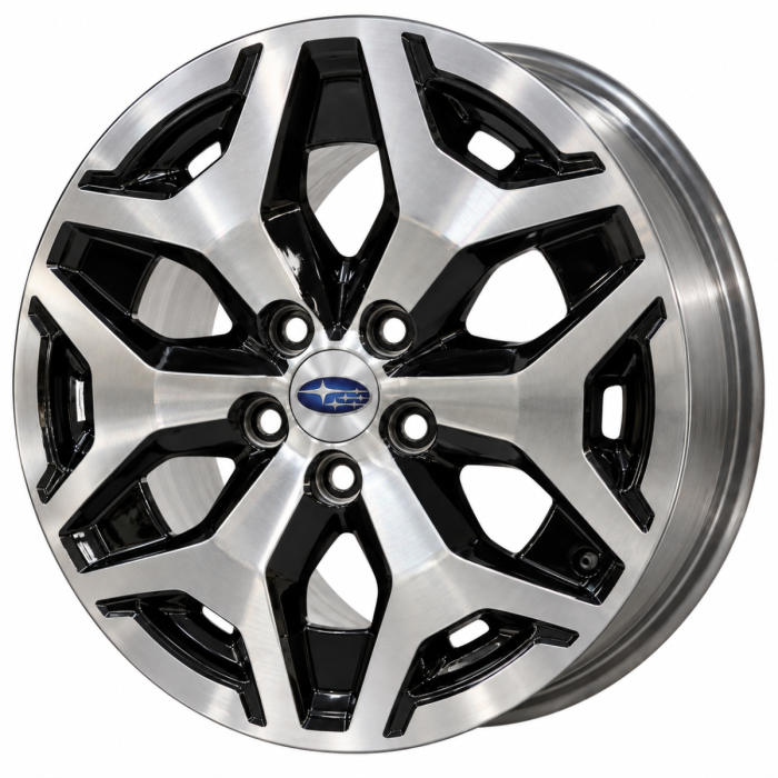 Subaru Forester Wheel Rim Machined Black 68866 Stock Factory OEM Replacement