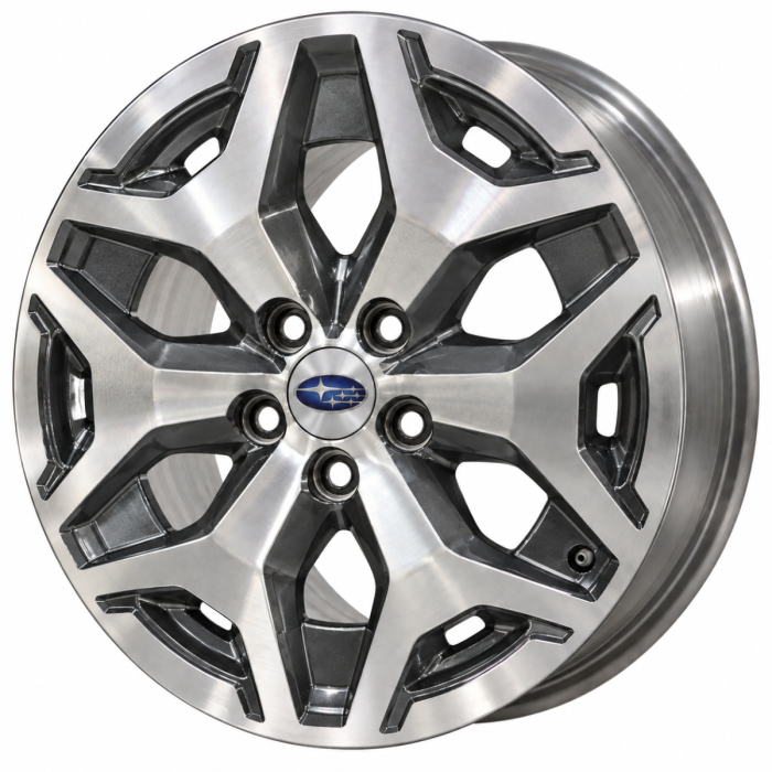 Subaru Forester Wheel Rim Machined Grey 68866 Stock Factory OEM Replacement