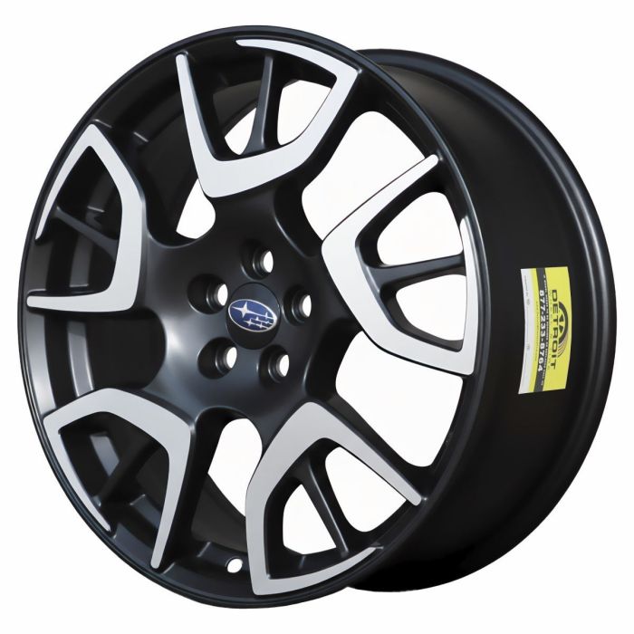 Subaru Crosstrek Wheel Rim Machined Gray 68874 Stock Factory OEM Replacement