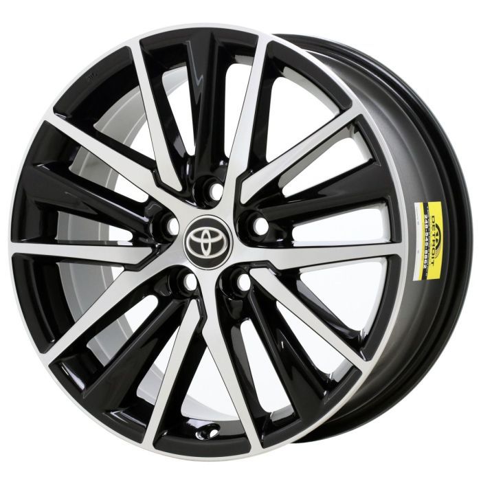 Toyota Camry Wheel Rim Machined Black 69133 Stock Factory OEM Replacement