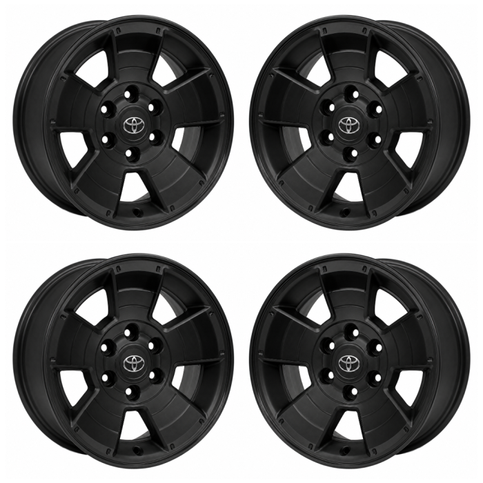 Toyota 4 Runner Outright Wheels Set of 4-Outright Rims Set of 4 Satin Black 69429